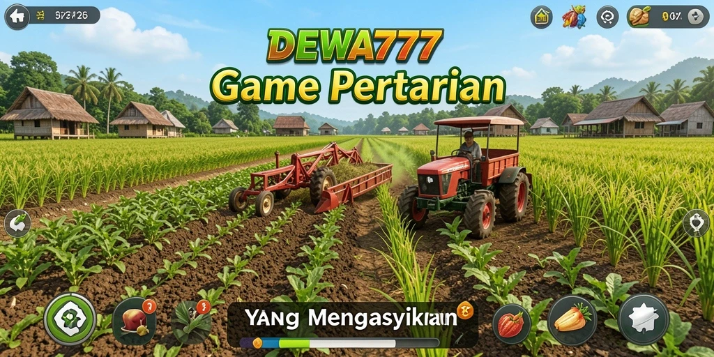 Tampilan gameplay DEWA777 yang mengasyikkan saat bertani.