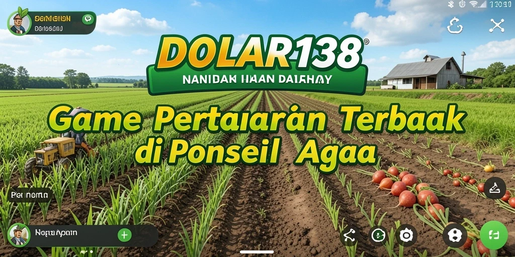 Tangkapan layar DOLAR138 menampilkan pemain mengelola ladang dengan berbagai tanaman.