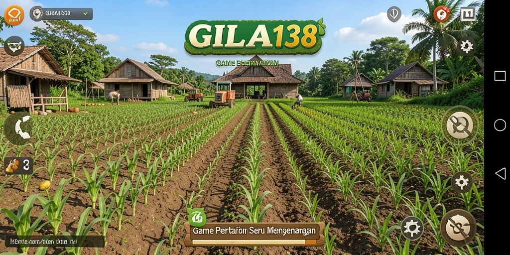 Tampilan gameplay GILA138 yang menampilkan aktivitas pertanian yang menarik.