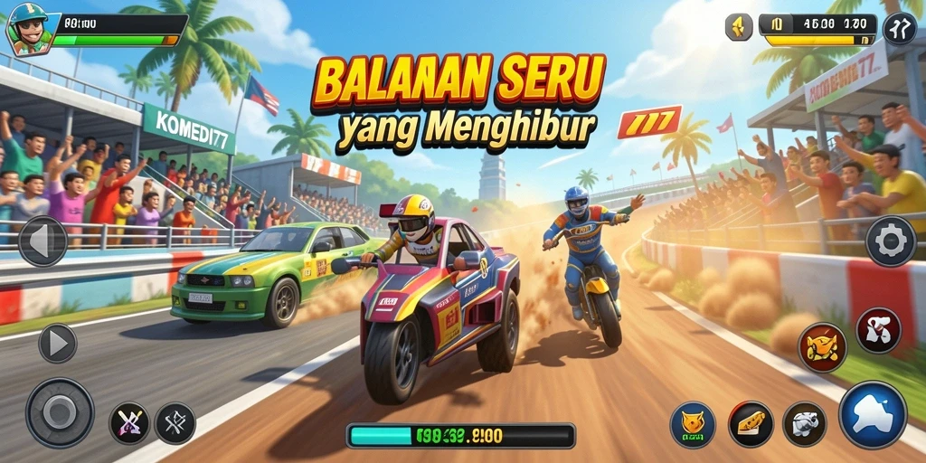 Gameplay KOMEDI77 yang mengasyikkan dan penuh komedi.