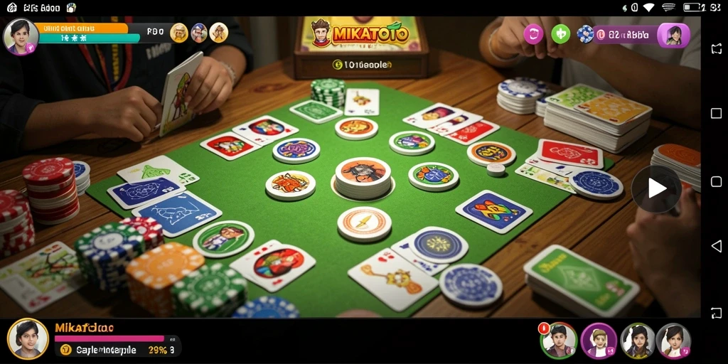Gameplay seru MIKATOTO di aplikasi Gaple