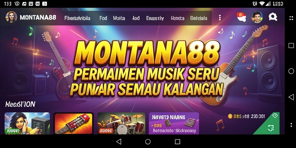 Tampilan gameplay MONTANA88 dengan antarmuka yang menarik.