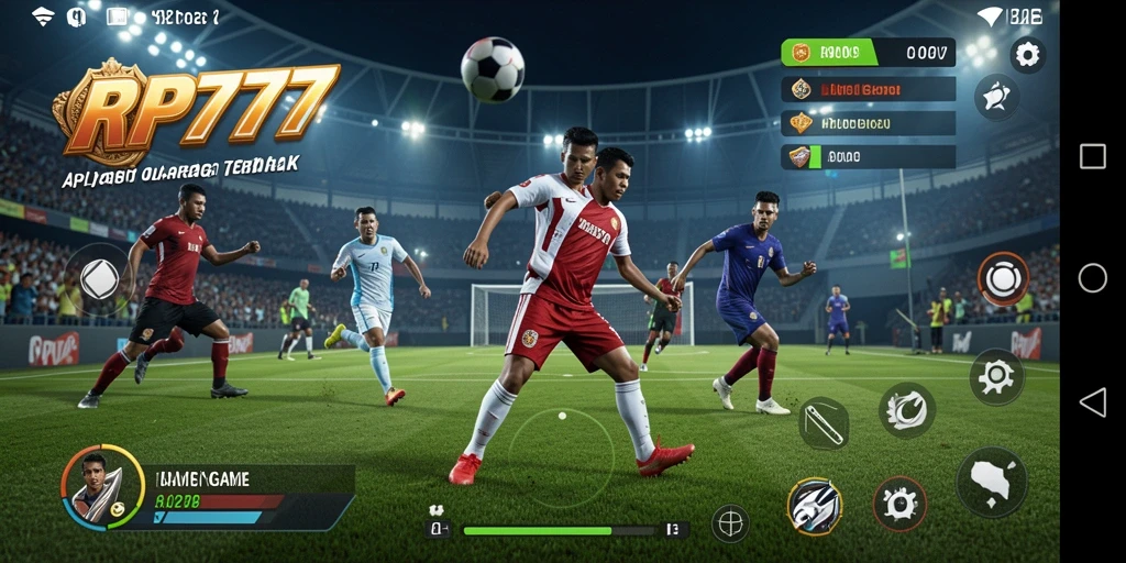 Tampilan menarik dari gameplay olahraga di RP777.
