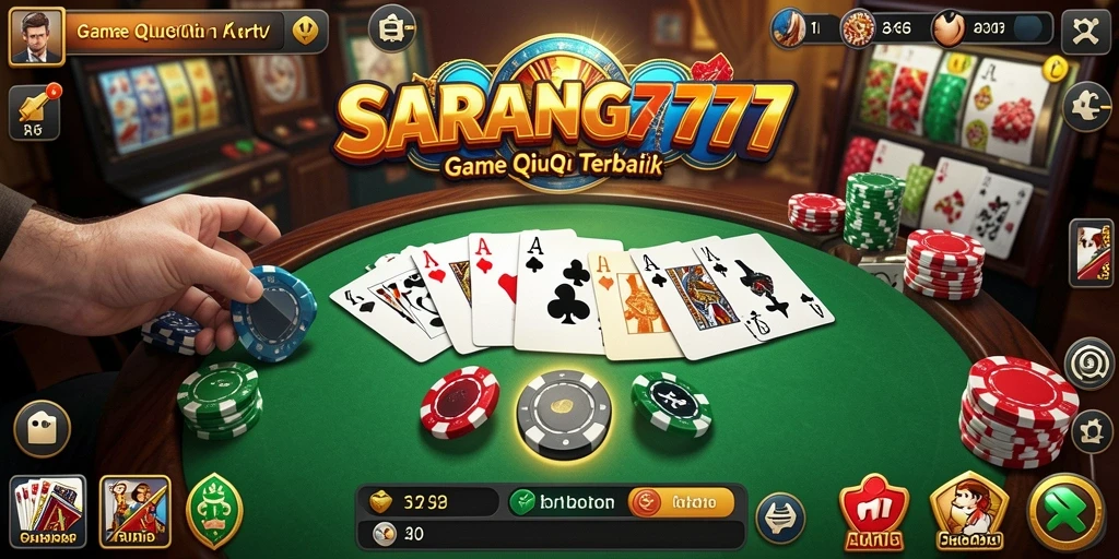 Tampilan menarik gameplay QiuQiu di SARANG777.