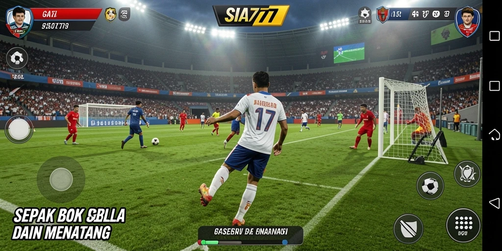 Tampilan gameplay menegangkan dan nyata di SIA777.