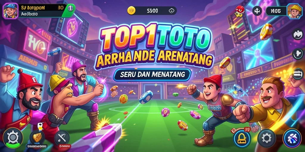 Tampilan menarik dari gameplay seru TOP1TOTO di arcadenya.
