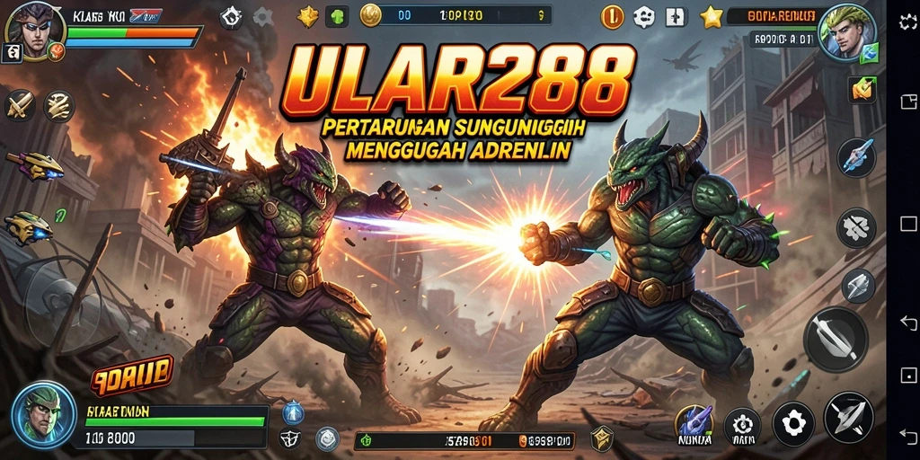 Tampilan dinamis dan grafis penuh aksi dalam gameplay Fighting.