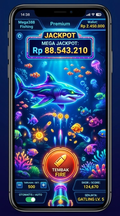 Screenshot dari proses pengunduhan aplikasi di mega388.